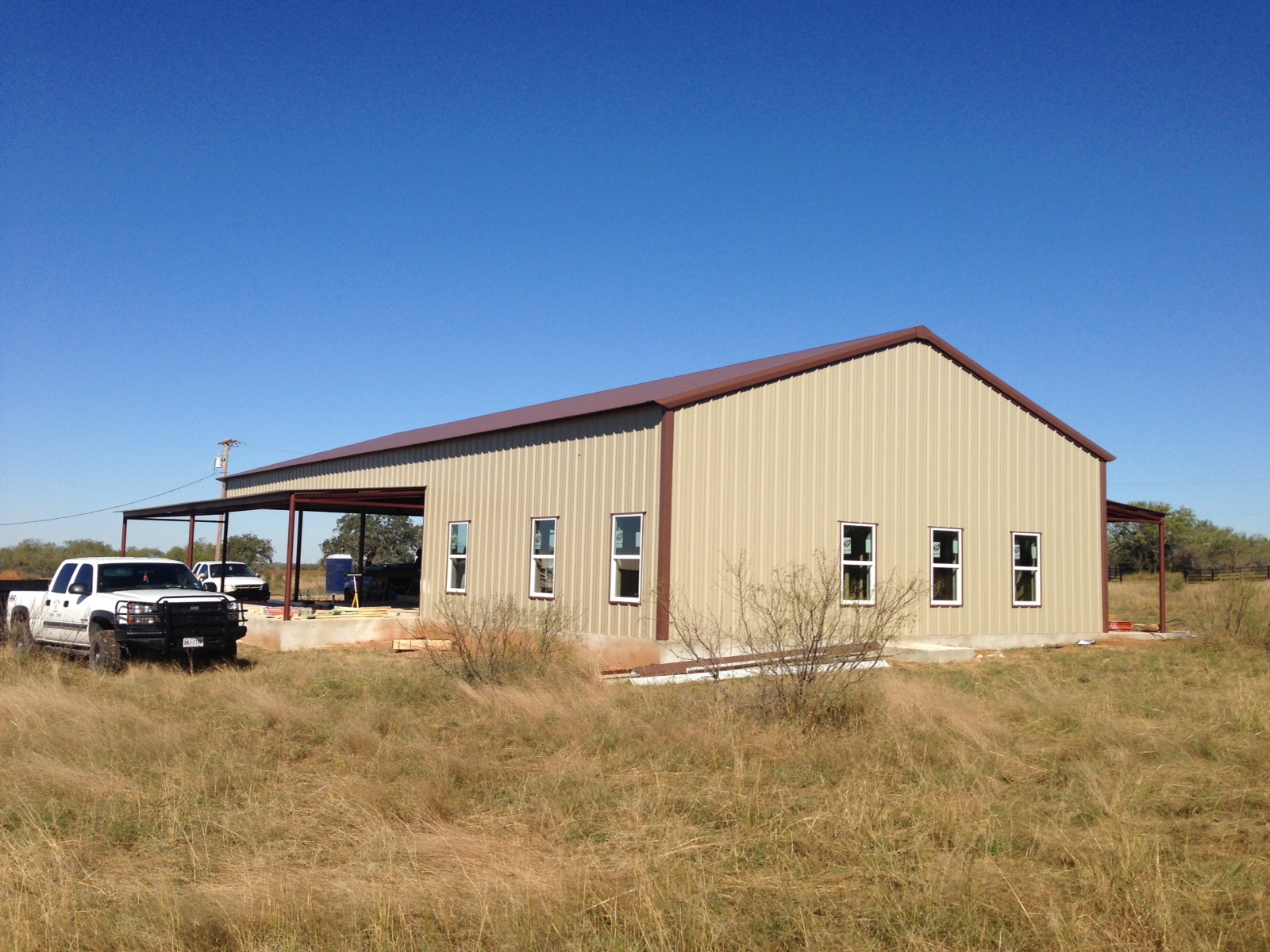 Pitch Roof Barndominium Home