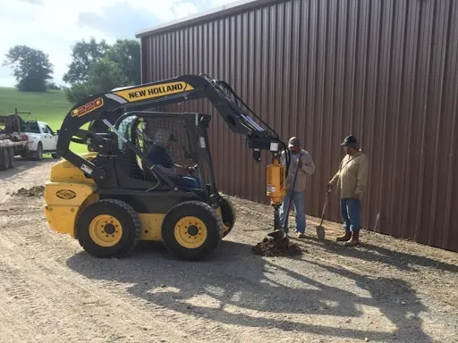 Turnkey metal building build on dirt floor