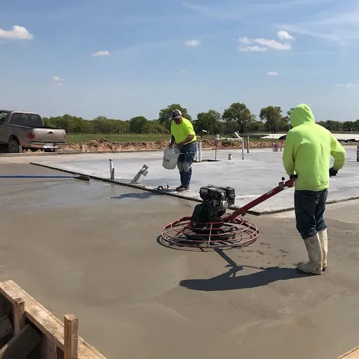 Turnkey metal building Concrete Slab